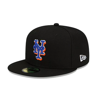 【NEW ERA】MLB 紐約 大都會 59FIFTY 球員帽 經典黑 藍字 白邊 棒球帽【ANGEL NEW ERA】
