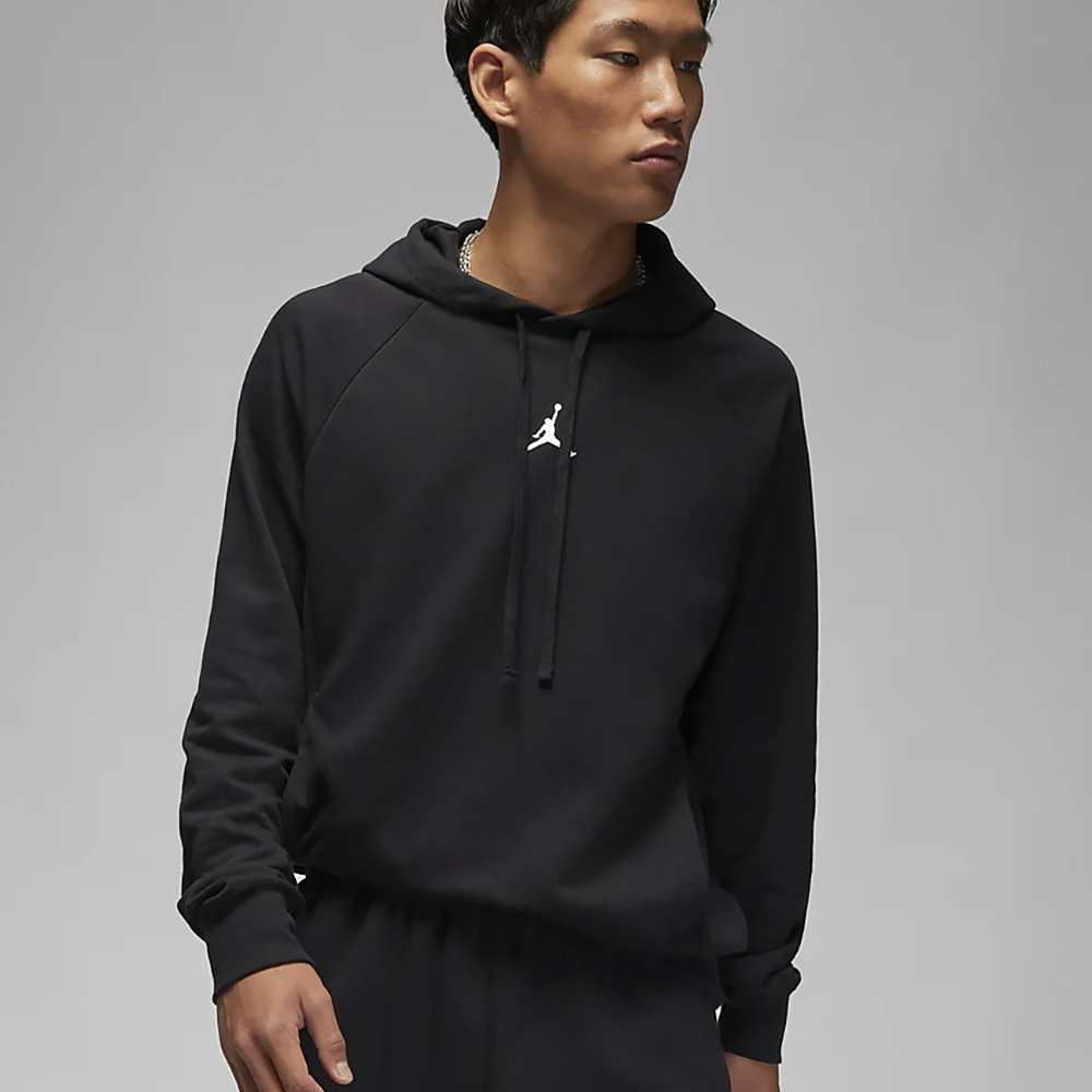 RTG】NIKE JORDAN FLEECE HOODIE 帽T 黑色小LOGO 休閒男款DQ7328-010