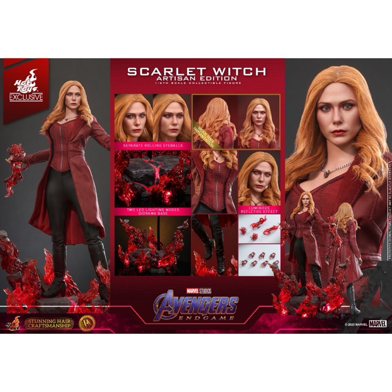⭕️預購⭕️HotToys DX36AE 復仇者聯盟緋紅女巫植髮限定DX36 非