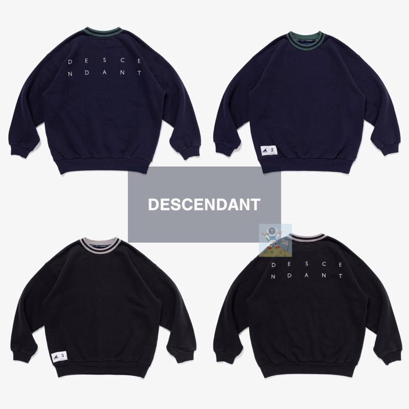 DESCENDANT SEMAPHORE CREWNECKSWEATSHIRT