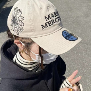 MARDI MERCREDI x NEW ERA 聯名棒球帽鴨舌帽老帽花朵帽子男女 