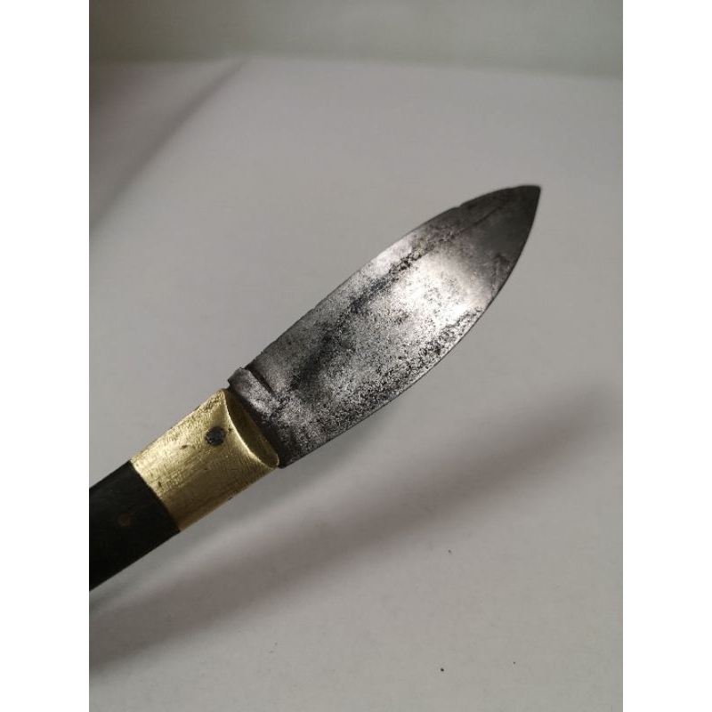 牛角柄 士林刀 - 牛角黃銅士林刀 八芝蘭刀 古董刀 | 蝦皮購物
