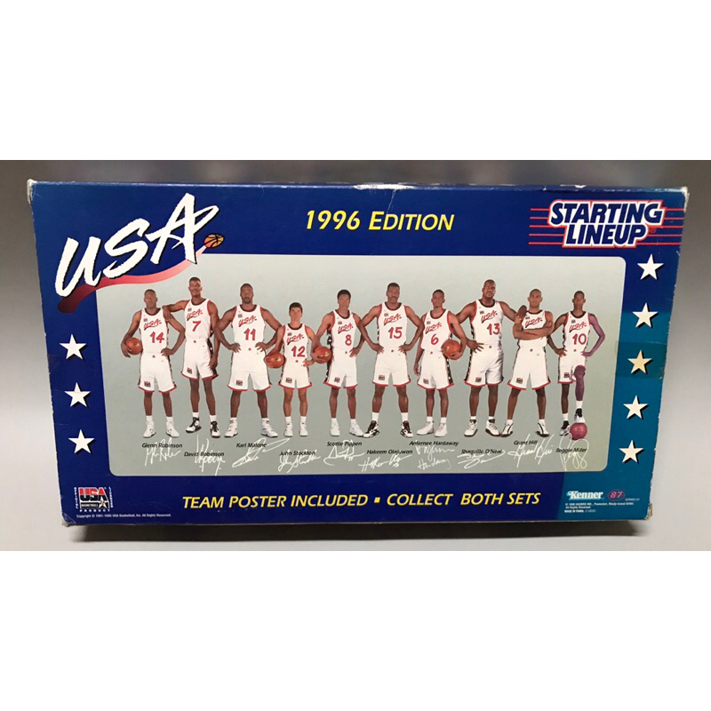 STARTING LINEUP NBA 1996美國夢幻隊公仔1盒5支公仔| 蝦皮購物