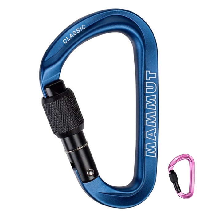 MAMMUT 長毛象 2色 多功能帶鎖鉤環 梨形鉤環 大D勾環 攀登鉤環 攀岩裝備 確保 2040-02470 | 蝦皮購物