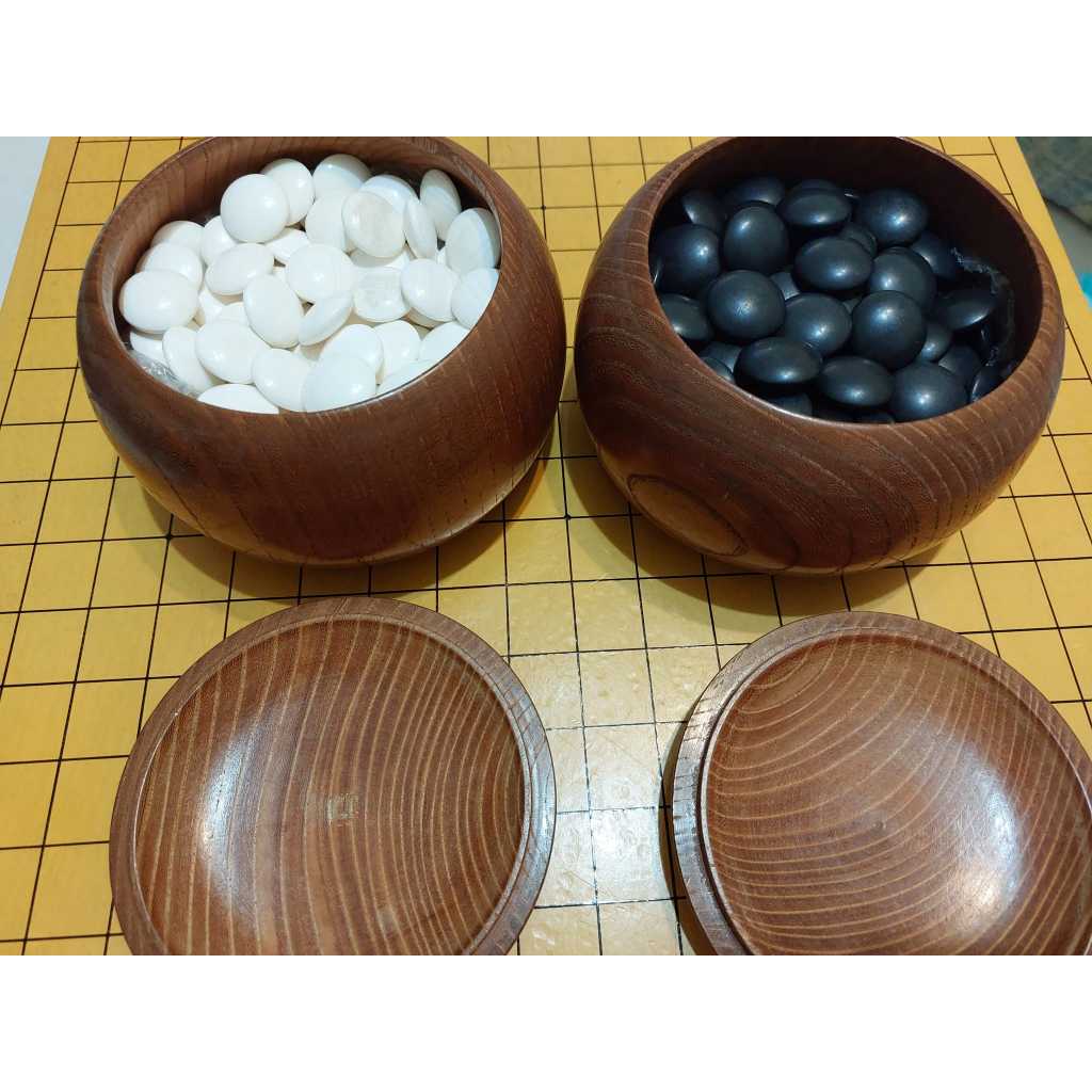 【圍棋】【棋石】【棋子】【棋罐】【棋笥】黃柏碁笥蛤碁石實用印33號