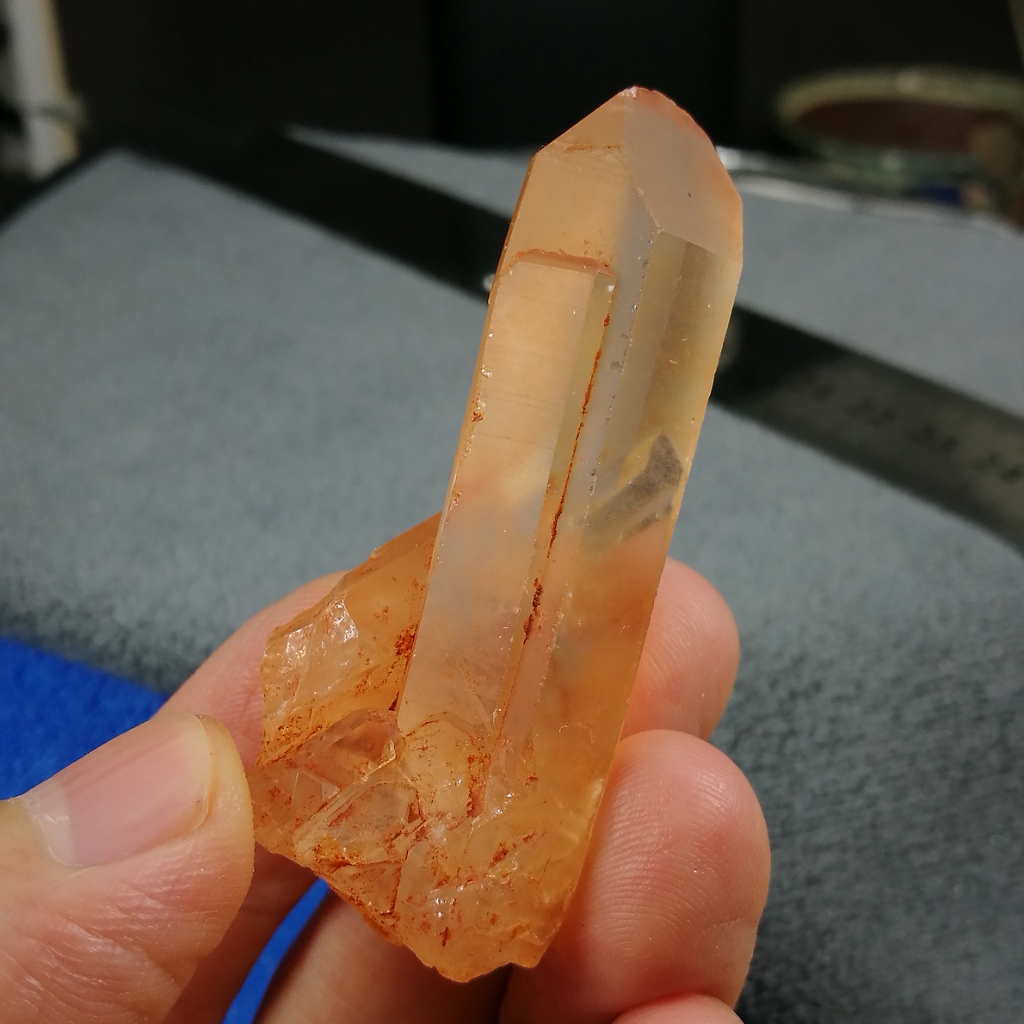橘　 水晶 橘子水晶晶柱
