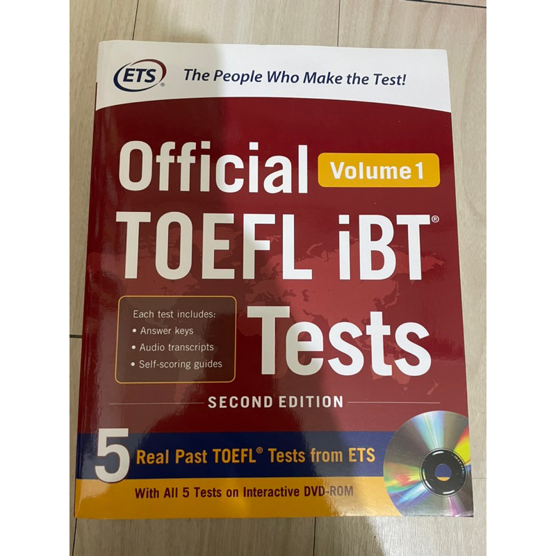 official toefl ibt test v1+v2 2 edition | 蝦皮購物