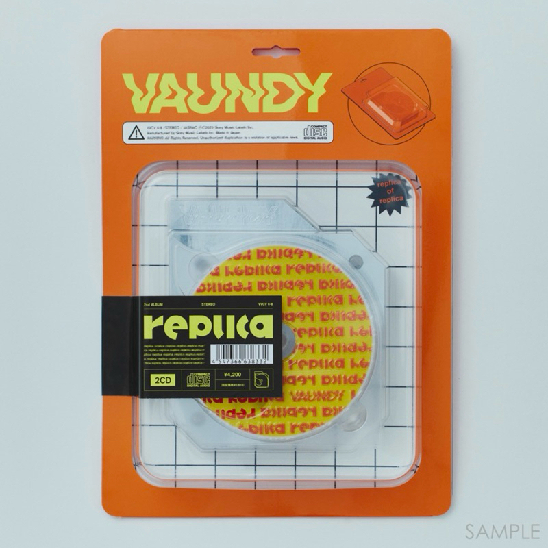 高級感 現貨）Vaundy replica 完全生産限定盤初回通常盤2CD 附特典 邦楽