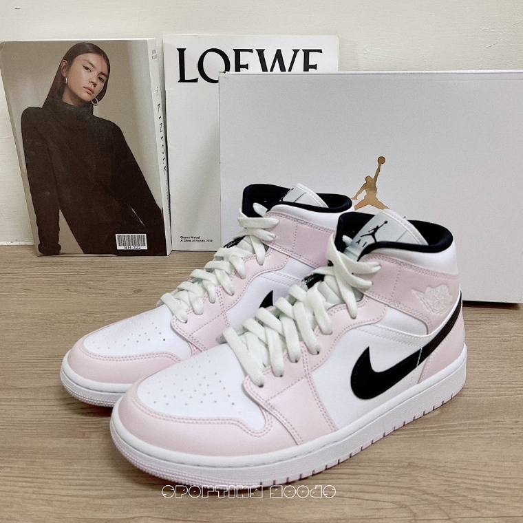 S.G Air Jordan 1 Mid Barely Rose BQ6472-500 玫瑰粉紫羅蘭女鞋男大