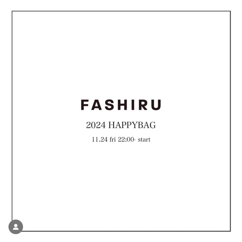 （代購）FASHIRU 2024 福袋