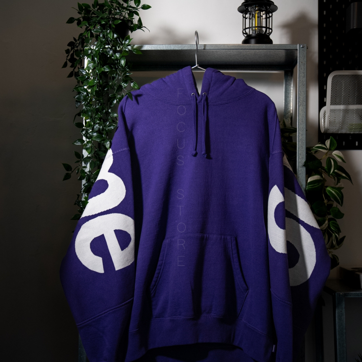 Focus Store】 Supreme FW23 Big Logo Jacquard Hoodie 帽T Focus Store】 Supreme FW23 Big Logo Jacquard Hoodie 帽T