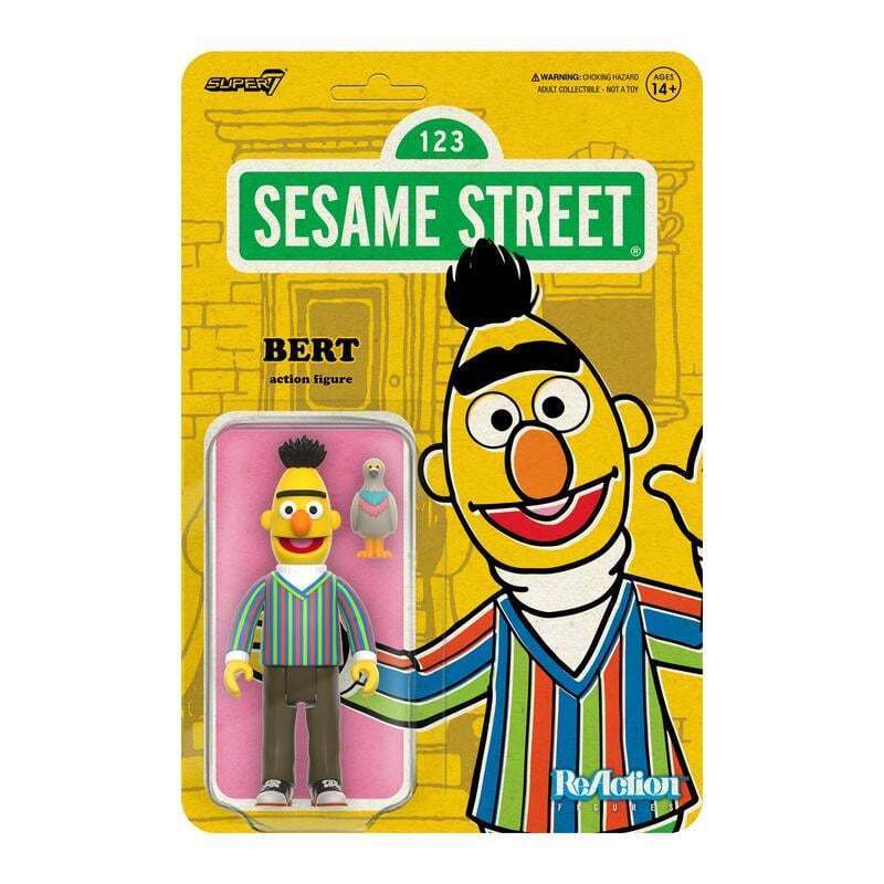 ☆勳寶玩具舖【現貨】SUPER 7 芝麻街 Sesame Street 伯特 Bert Wave 1 | 蝦皮購物