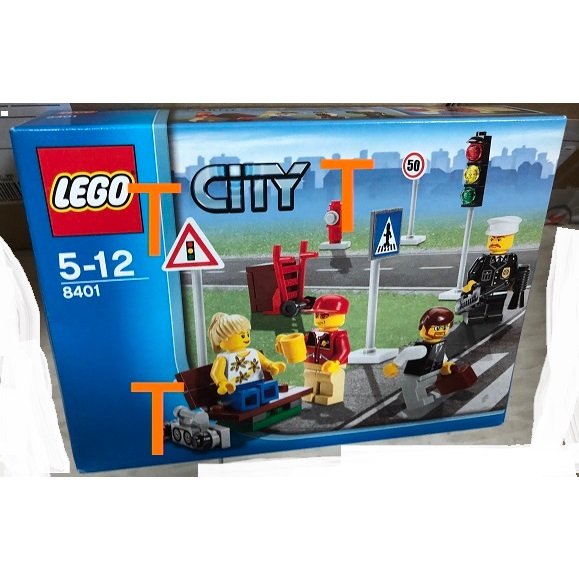 LEGO 8401 City Minifigure Collection CITY