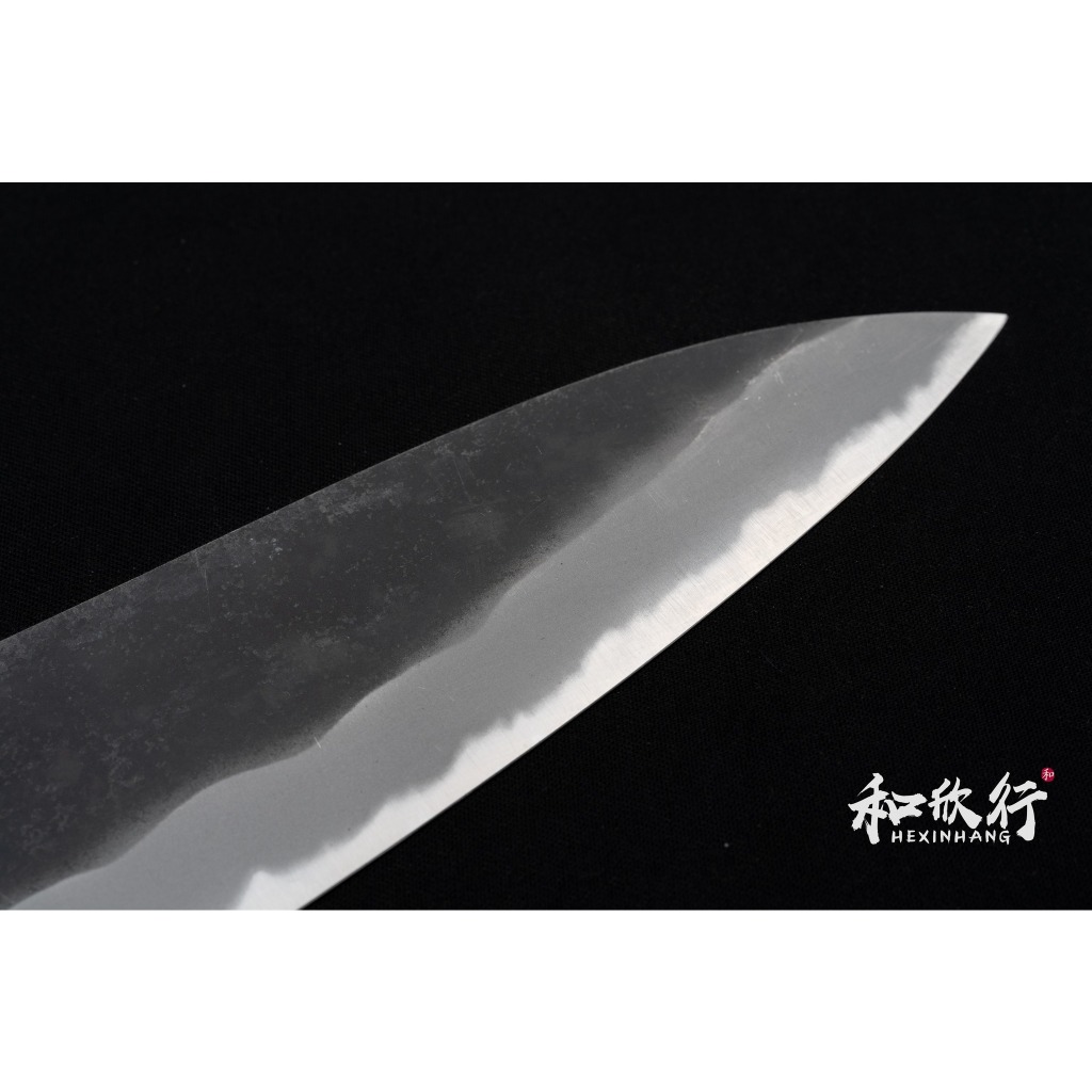 和欣行」現貨、越前打刃物加茂藤超青鋼黑打和牛刀210 mm | 蝦皮購物
