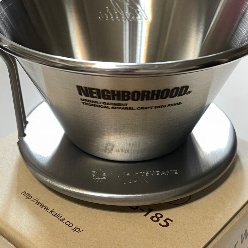 2023SS NEIGHBORHOOD NH X KALITA WDS-185 手沖咖啡濾杯現貨
