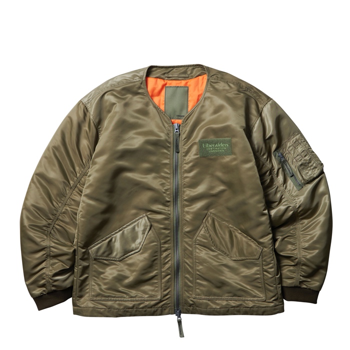 Undergarden}-LIBERAIDERS 23F/W COLLARLESS FLIGHT JACKET | 蝦皮購物