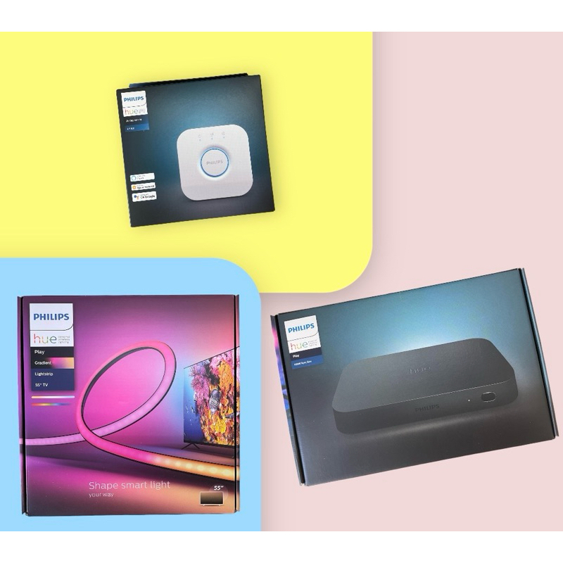 （狠便宜）飛利浦Philips Hue Play HDMI Sync Box 影音燈光同步器、Bridge、55吋燈條 | 蝦皮購物