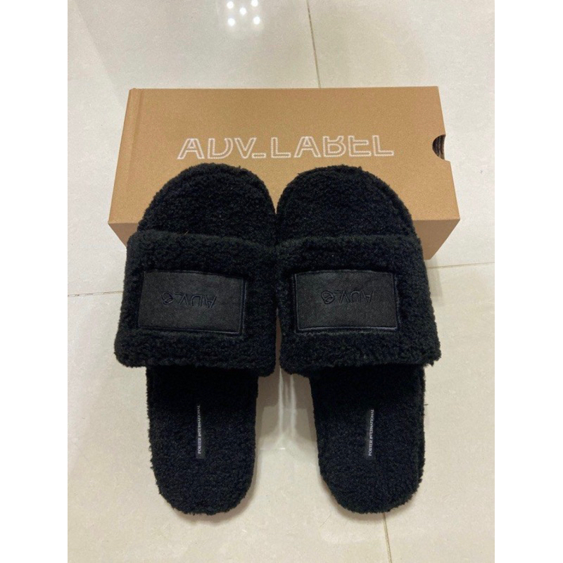 Porter ADV-LABEL 毛絨絨拖鞋 （L 44/45) | 蝦皮購物