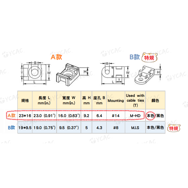 【YCAC沅呈】【100入/包】YY束帶固定座/馬鞍固定座/配線固定座/馬蹄固定座/定位片/理線固定器MIT | 蝦皮購物