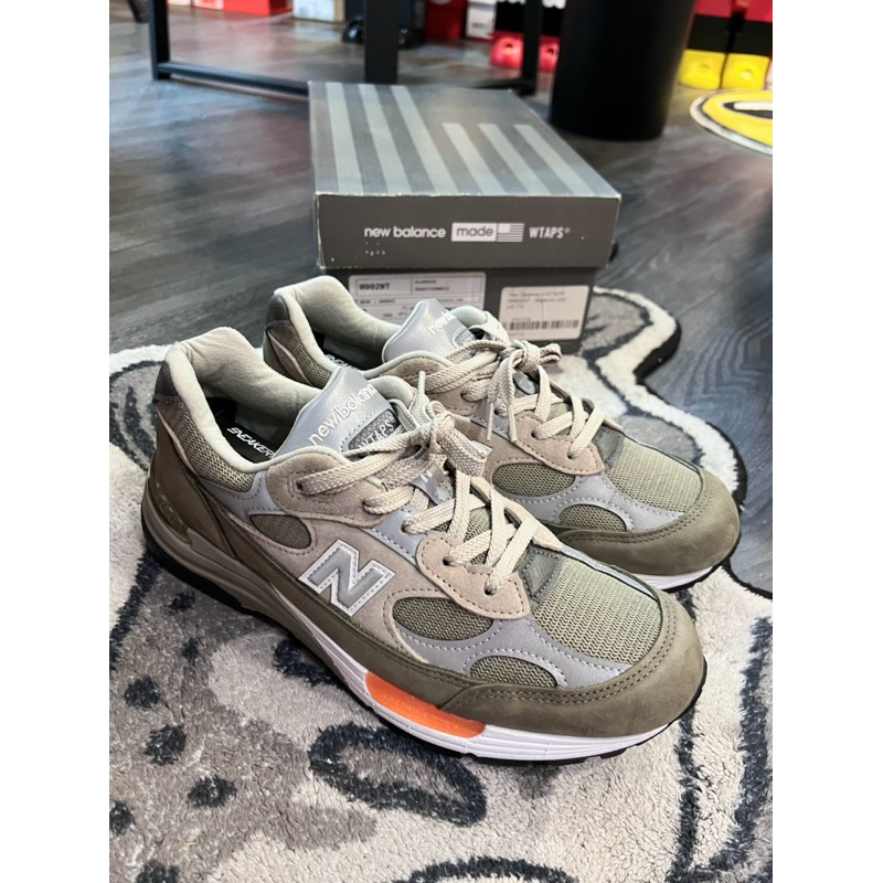 BLS • 二手us8(26cm) WTAPS × New Balance M992WT NB 992 西山徹聯名 灰橘