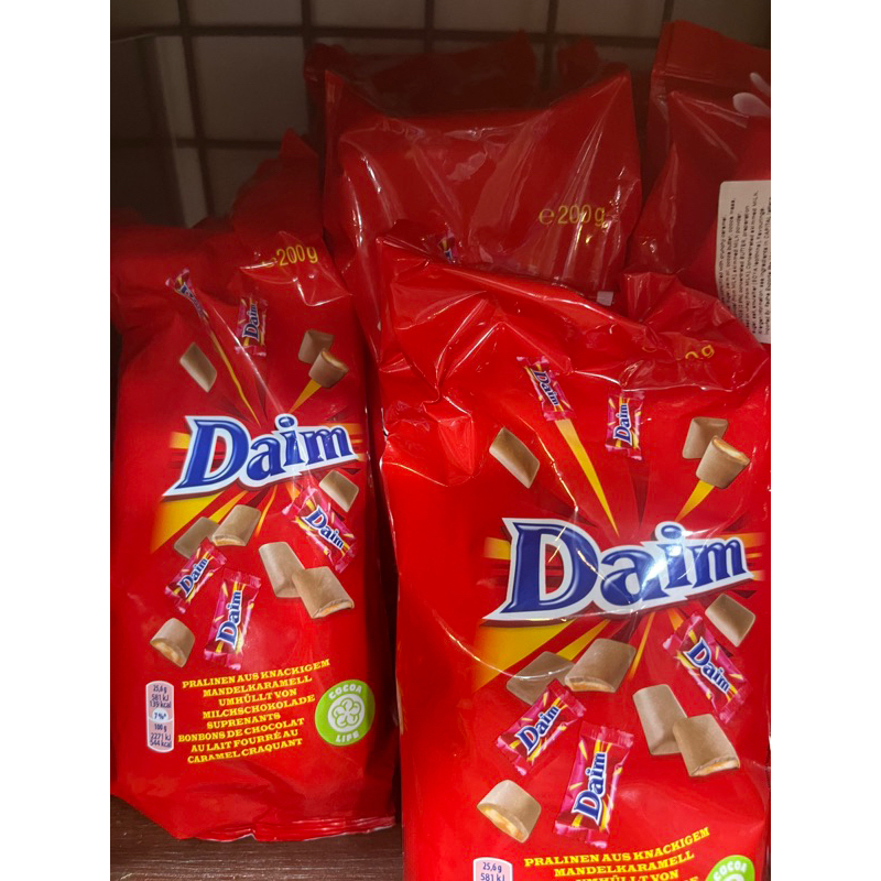 預購7/20 少量進貨要搶要快 瑞典經典 Daim 焦糖巧克力200g | 蝦皮購物