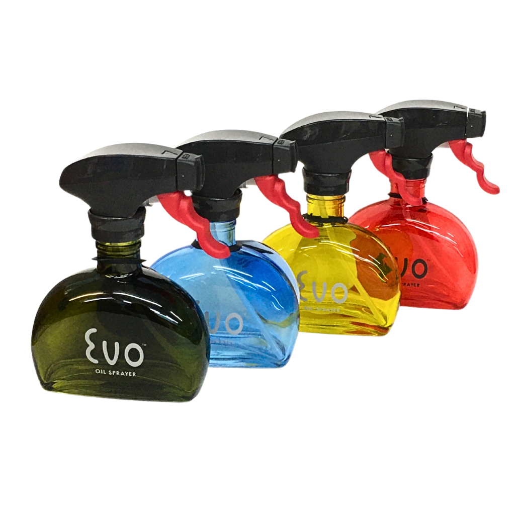 Evo Oil Sprayer 6oz 玻璃噴油瓶 (1入) 黃藍紅綠 不含 BPA 烹飪 氣炸鍋 減醣 輕食沙拉 蝦皮購物