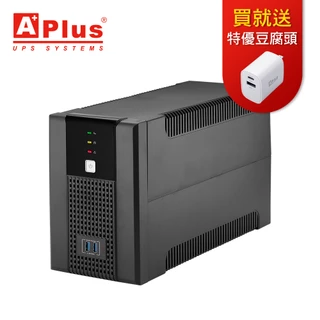 特優Aplus 在線互動式UPS Plus5E-US1000N(1KVA UPS) 智能USB充電