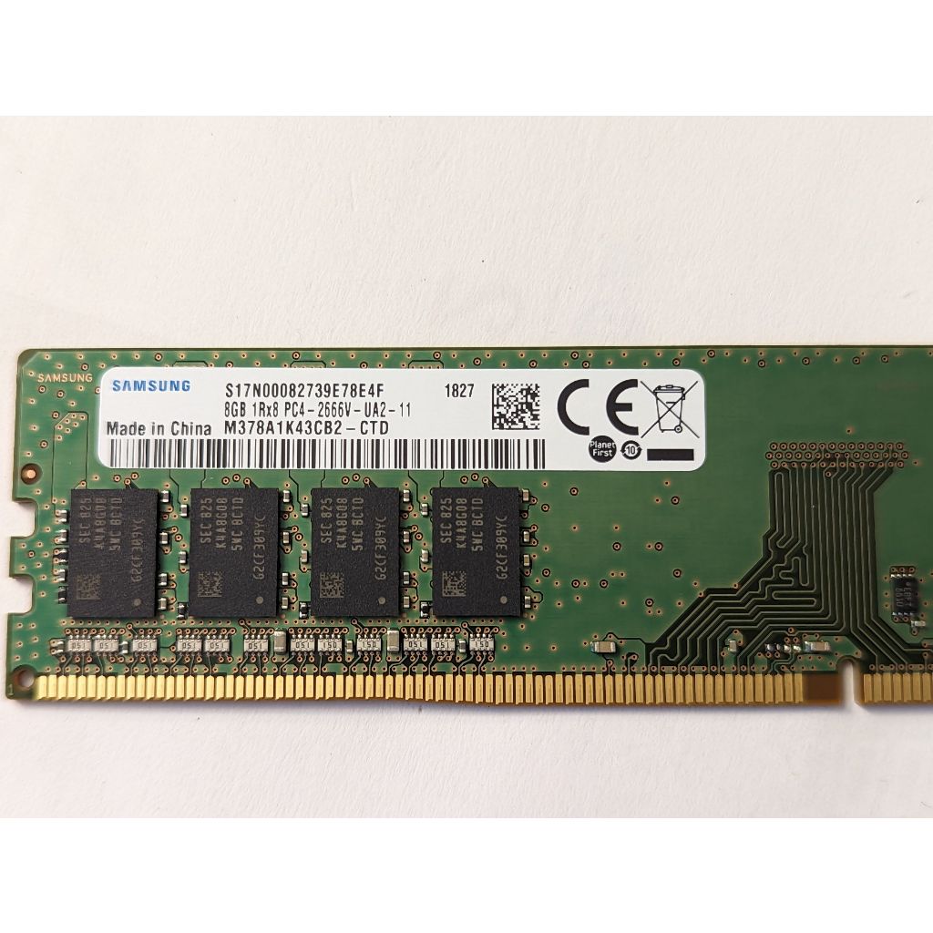 桌機Desktop 三星Samsung DDR4 8G 1RX8 PC4-2666V-UA2-11 | 蝦皮購物