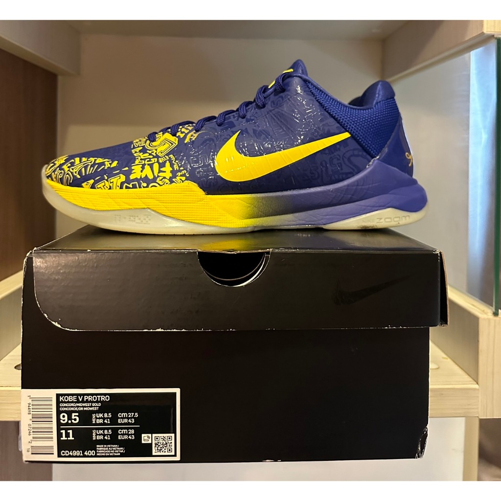 Nike Zoom Kobe V 五冠CD4991-400 US9.5 可私細圖 | 蝦皮購物