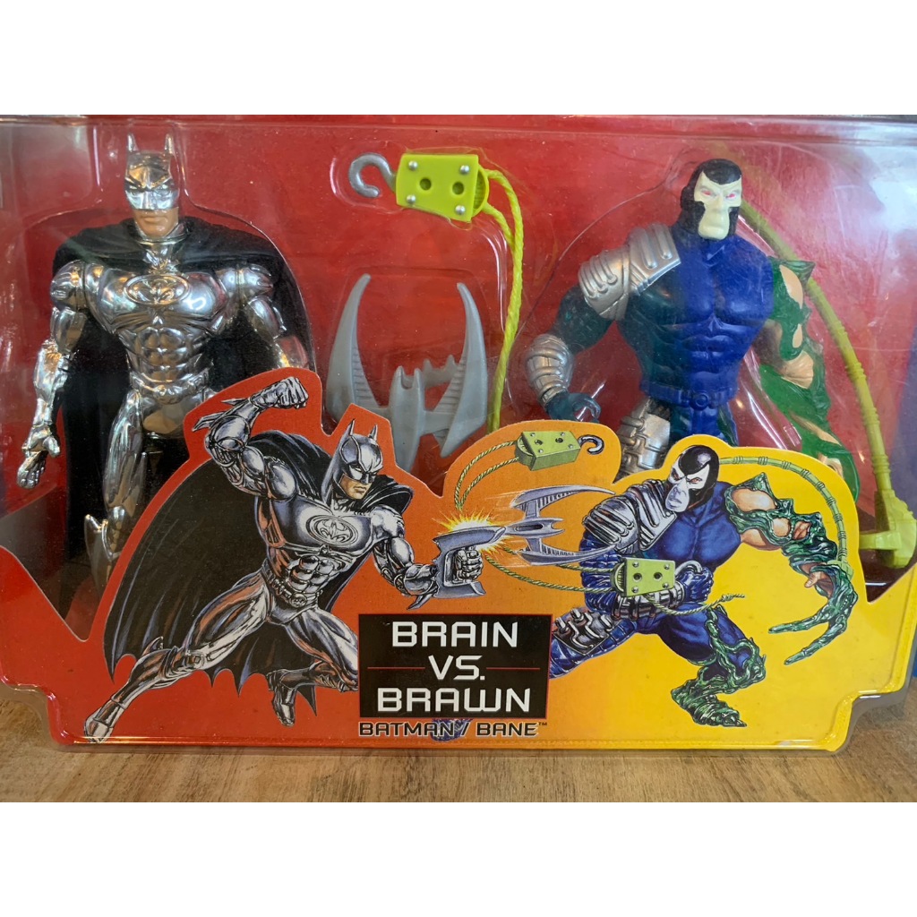KENNER 肯納 BATMAN & ROBIN 蝙蝠俠 BRAIN VS. BRAWN 雙人吊卡 | 蝦皮購物