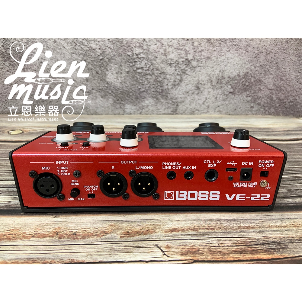 立恩樂器效果器專賣》BOSS VE-22 VOCAL PERFORMER 人聲效果器VE22 主唱