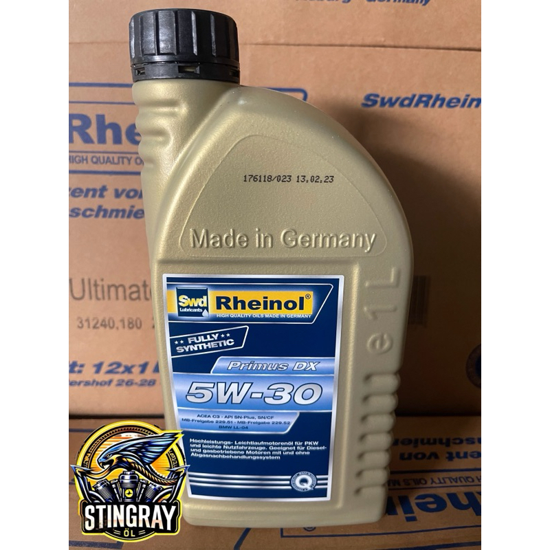 德國萊茵 SWD RHEINOL Primus DX SAE 5W30 高效能全合成機油 德國原裝公司貨 | 蝦皮購物