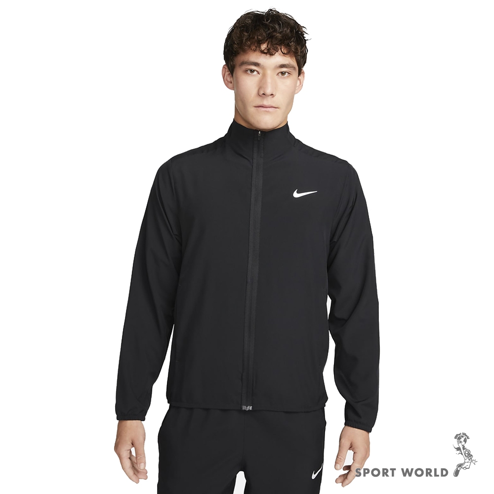 Nike AS W NSW ESSNTL WVN JKT HBR [DM6182-010] 女外套立領運動黑白, NIKE