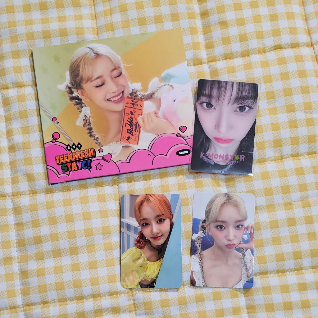 STAYC K-MONSTAR 台湾 トレカ セット 現貨］STAYC 2024 K-MONSTAR 台灣限定TEENFRESH 簽名會簽售小卡/ 單封