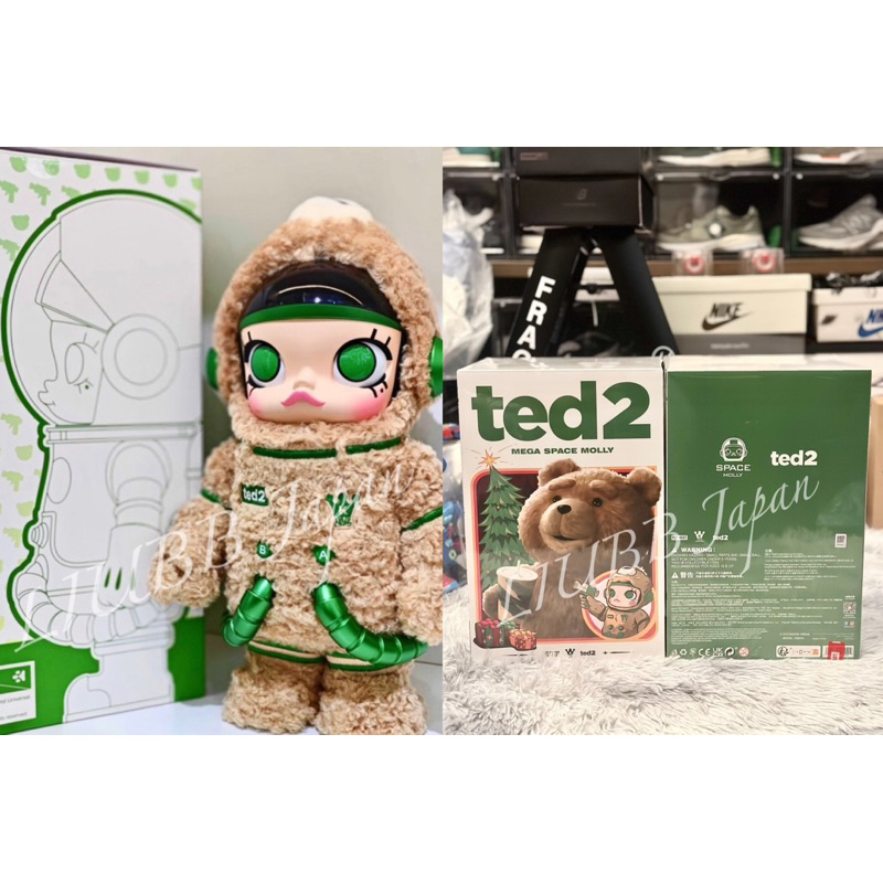 全新封膜未拆 Popmart官方正品 泡泡瑪特 MEGA SPACE MOLLY 熊麻吉 Ted 泰迪 400% | 蝦皮購物