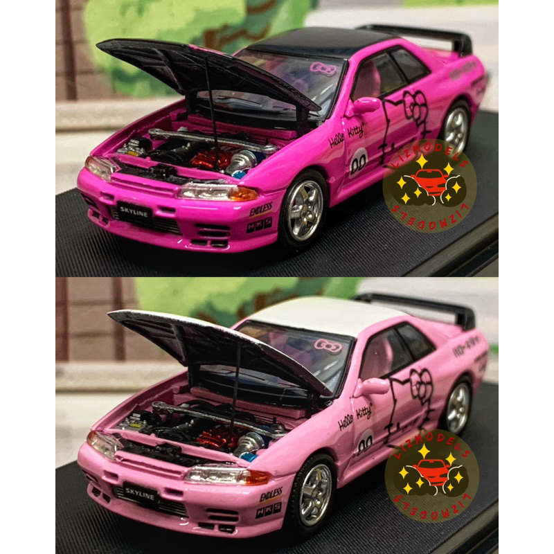 🔅里氏玩具 TM 1/64 Nissan Skyline GTR Hello Kitty 凱蒂貓 R32 Nismo | 蝦皮購物