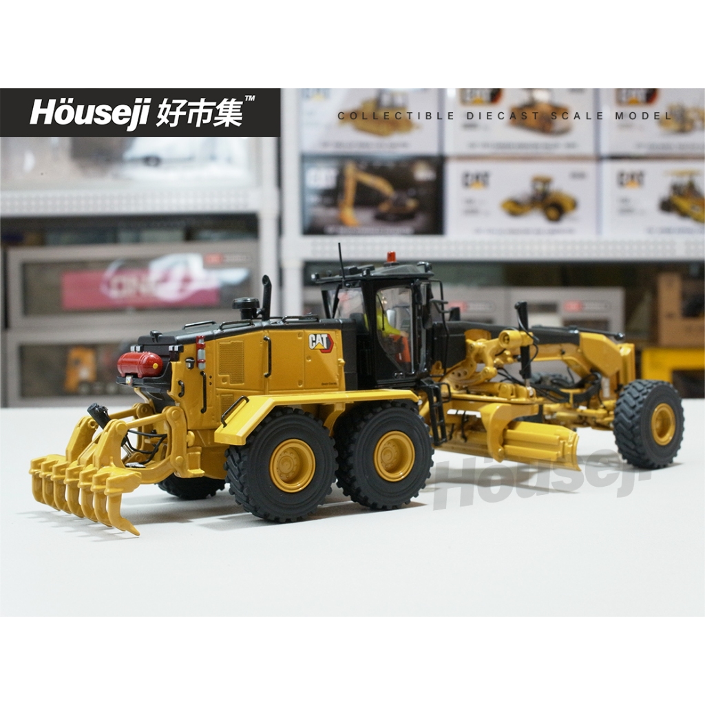 《好市集》1/50 DM 美國卡特CAT 16M3 Motor Grader 平地機模型 85507 | 蝦皮購物