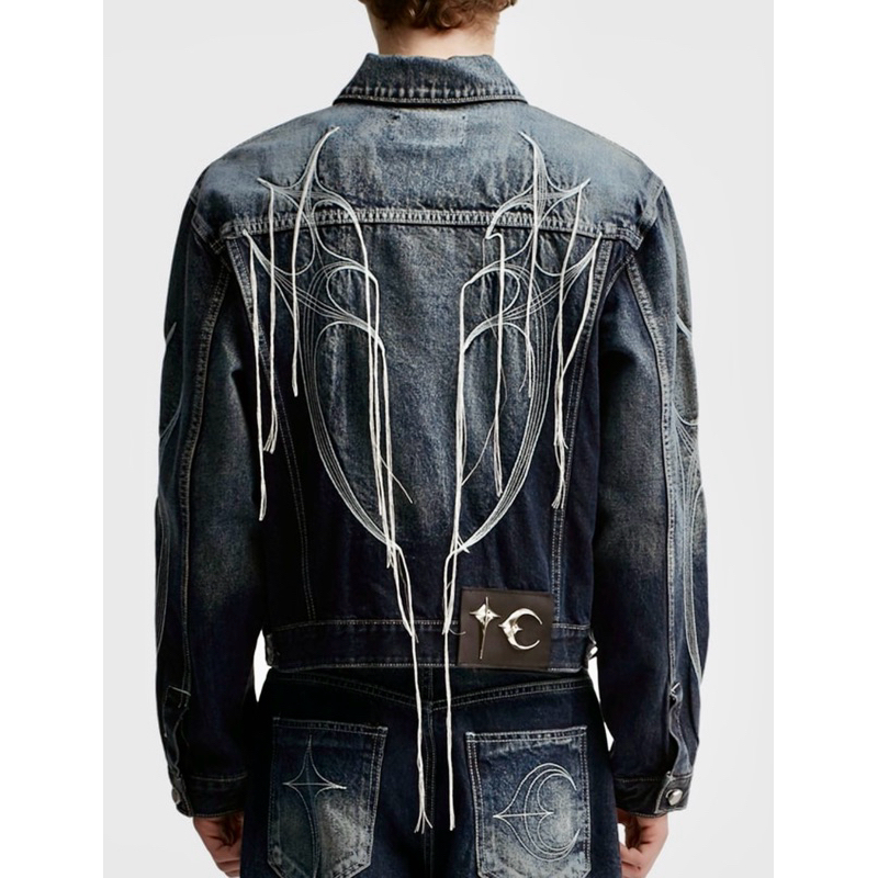 THUG Club TRIBAL TREE DENIM JACKET | 蝦皮購物