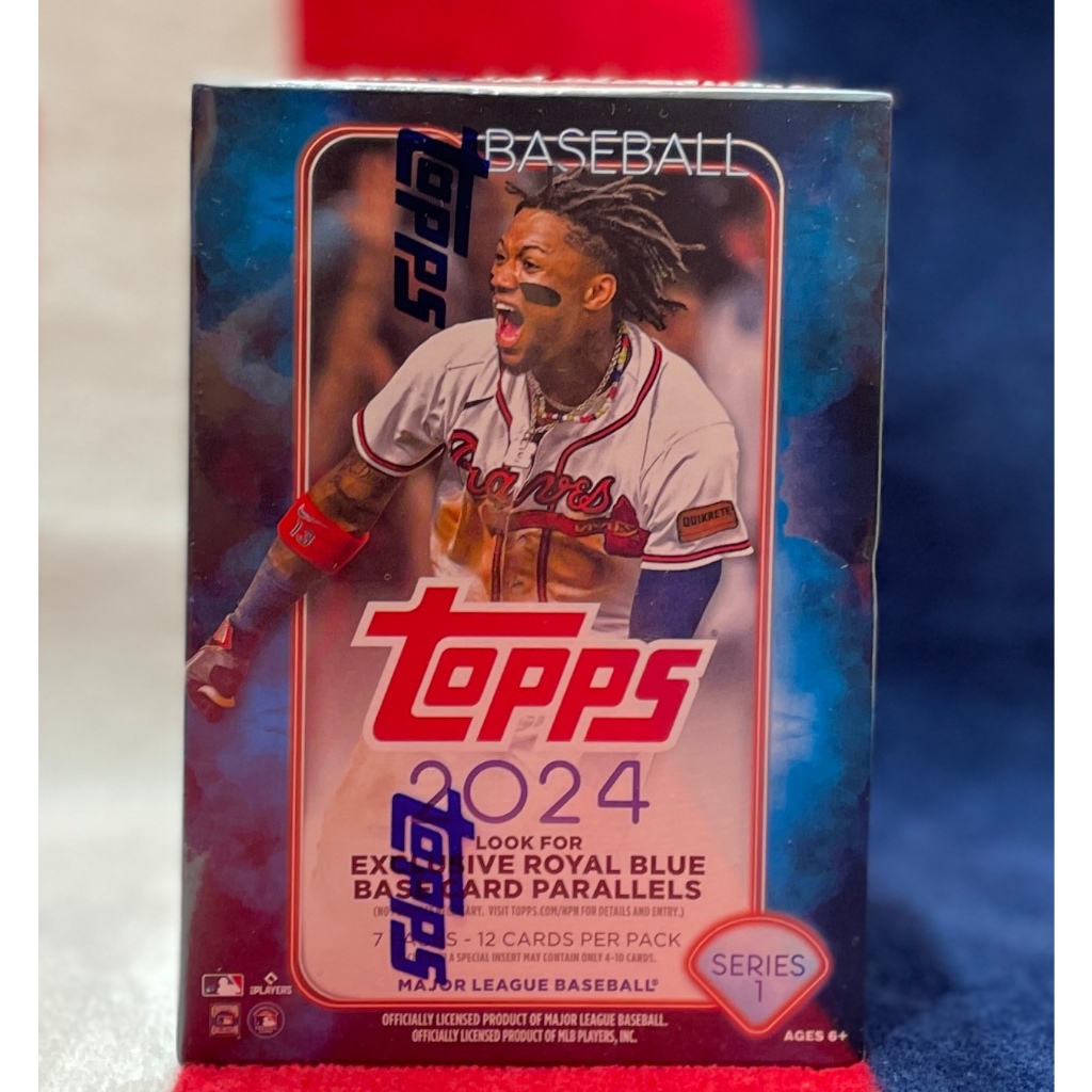 全新未拆封2024 Topps MLB Series 1 Baseball Blaster Box 棒球卡盒