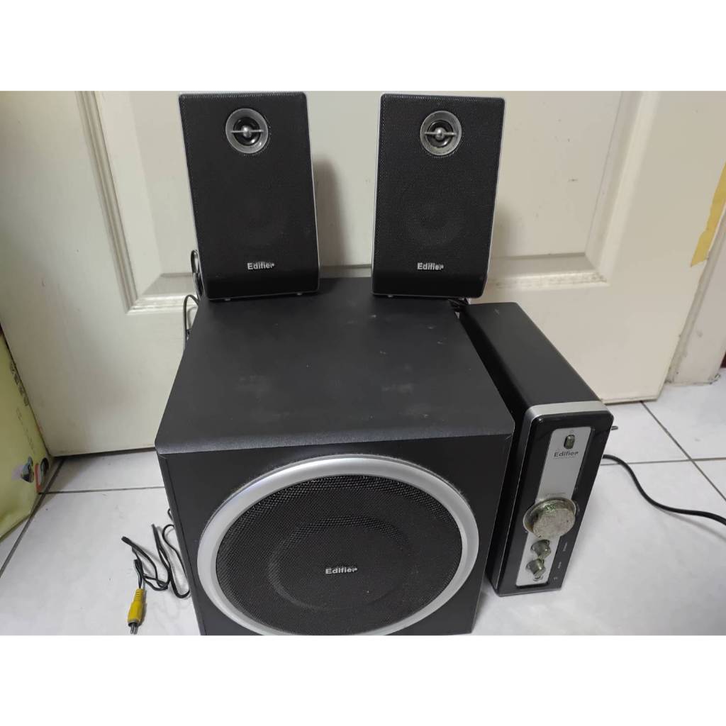 網拍唯一 沉穩低音 清澈人聲高音 漫步者edifier C1 高音質2.1聲道 電腦喇叭 音響 | 蝦皮購物