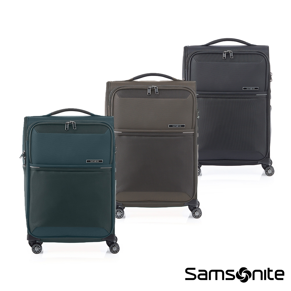 Samsonite 新秀麗 20/26/29吋 前開式上掀式行李箱/軟殼布箱/登機箱/旅行箱 73H 可擴充輕量防盜拉鍊 | 蝦皮購物