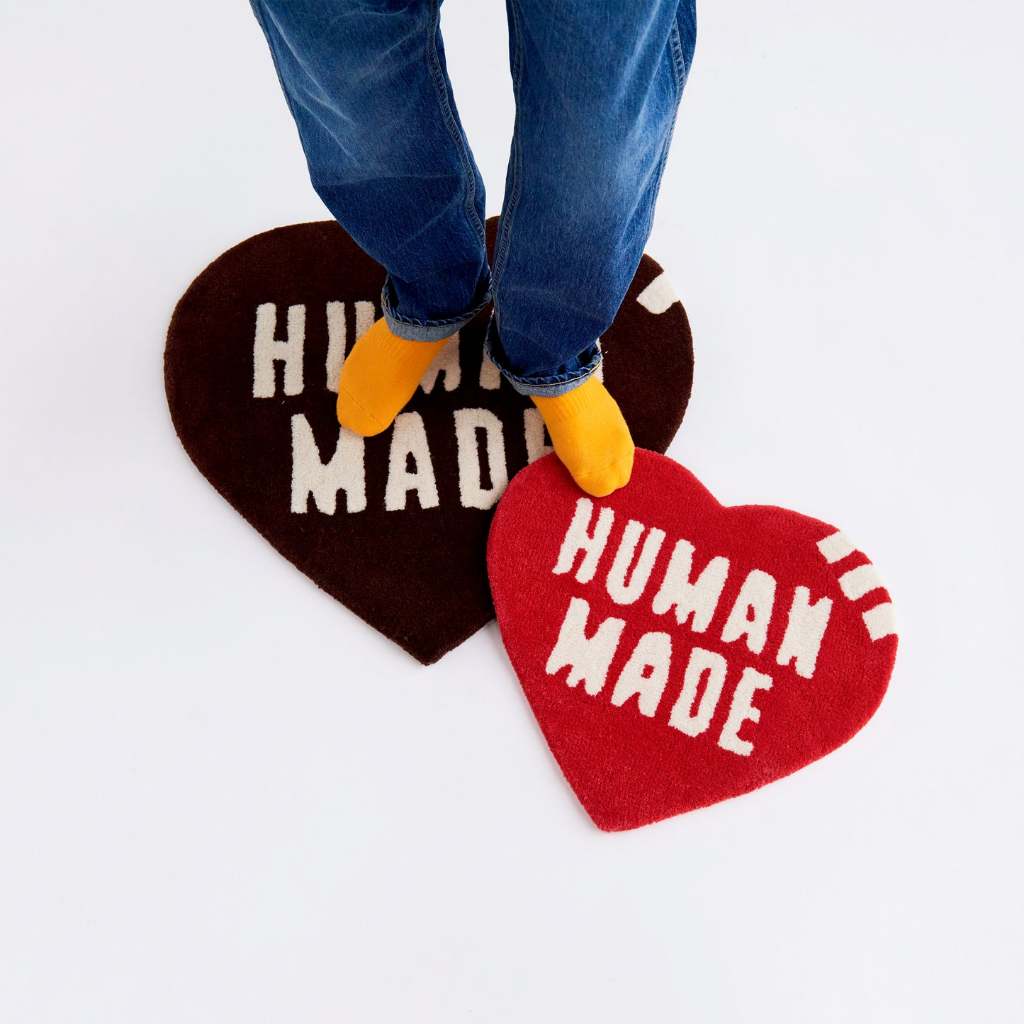 日貨代購CITY】2025SS HUMAN MADE HEART RUG SMALL 愛心小地毯地墊