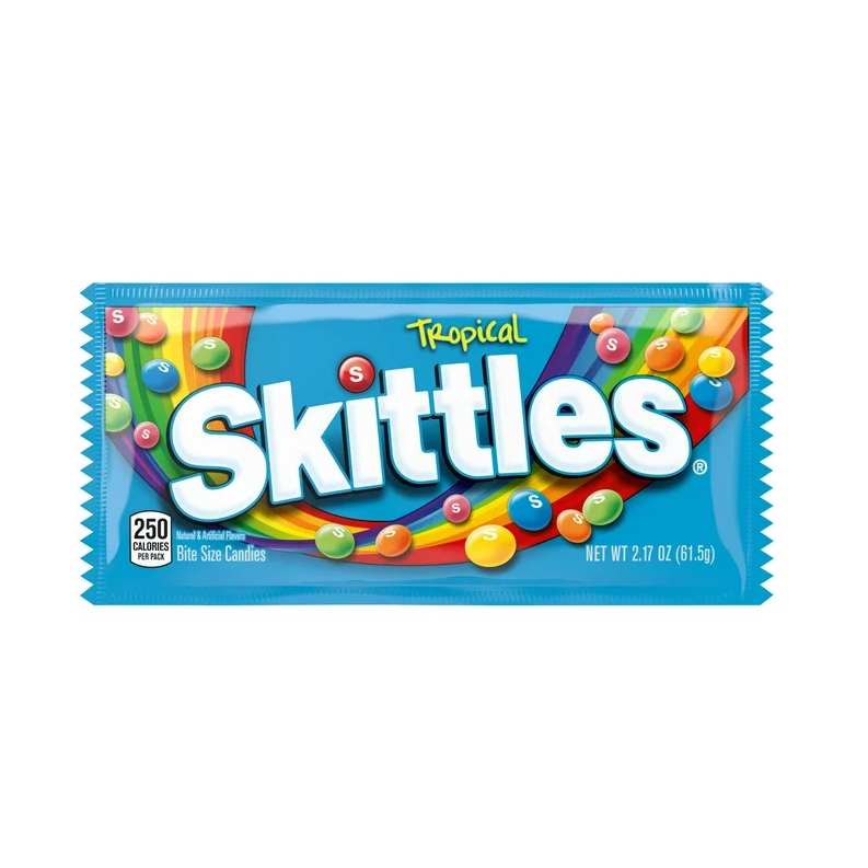 買不買小舖🛒 Skittles 隨手包 萊姆酸味糖 野莓 熱帶水果口味 彩虹糖