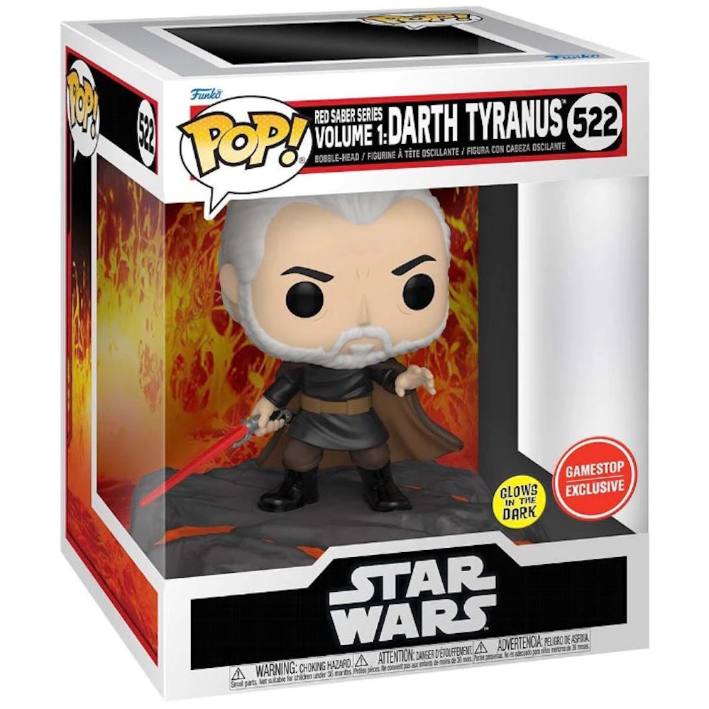 現貨 全新 Funko Pop Star Wars 522 Darth Tyranus 達斯·泰拉勒斯 杜酷伯爵 | 蝦皮購物