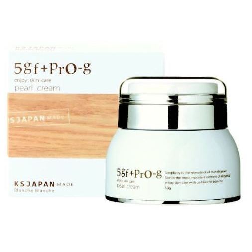日本2024 最新效期5GF+PRO-G Pearl Cream 抗皺保濕精華霜珍珠霜50g
