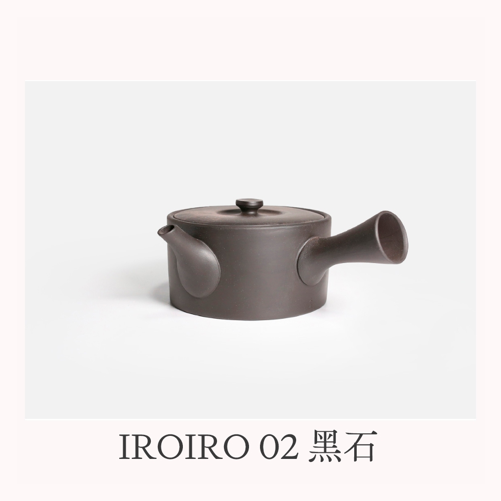 JINSUI / くそ IROIRO 02(Black)【急須/常滑焼き/お茶/日本六古窯/イロイロ/人水/