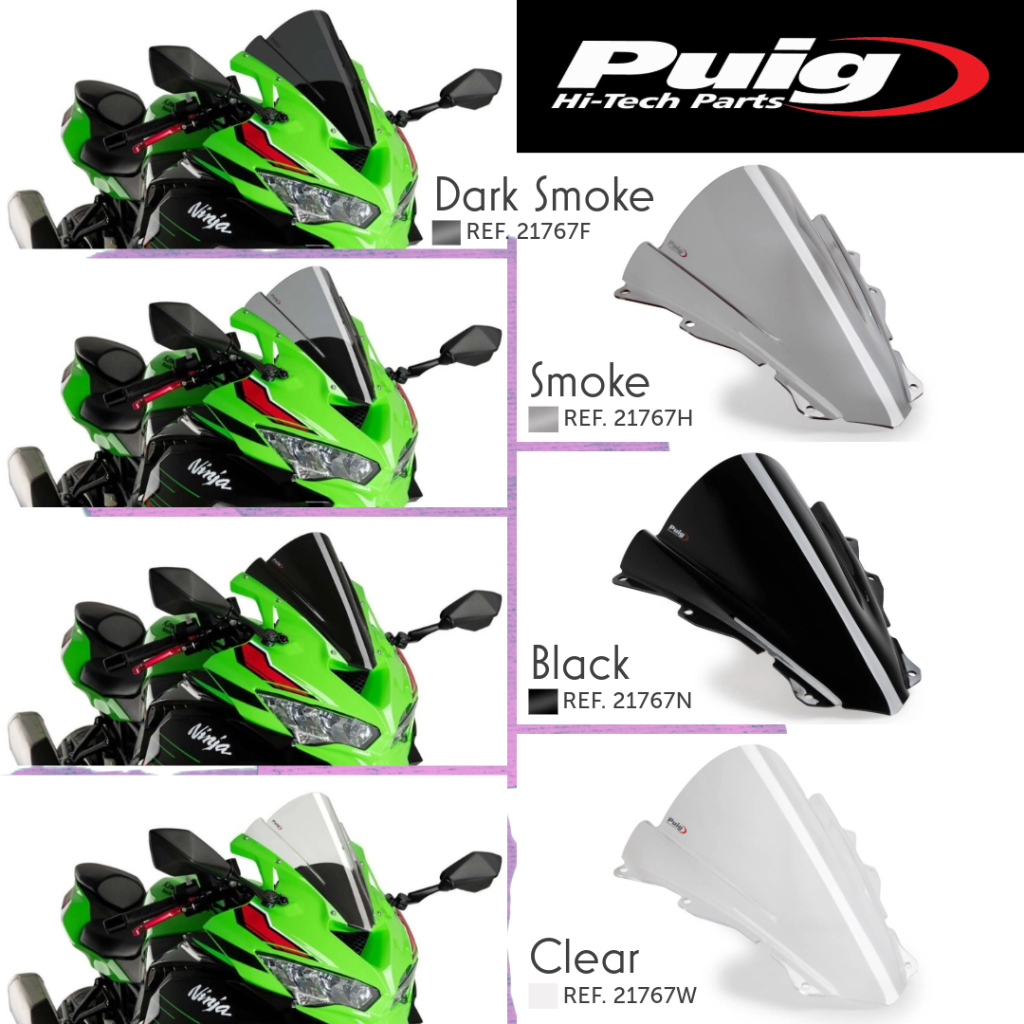預購】風鏡KAWASAKI ZX-4R/4RR 2024 [ PUIG Z-RACING] | 蝦皮購物