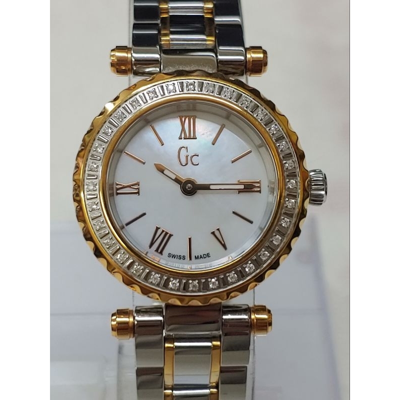 瑞士製 GUESS COLLECTION GC 真鑽石英腕錶 女錶 保證真品 | 蝦皮購物