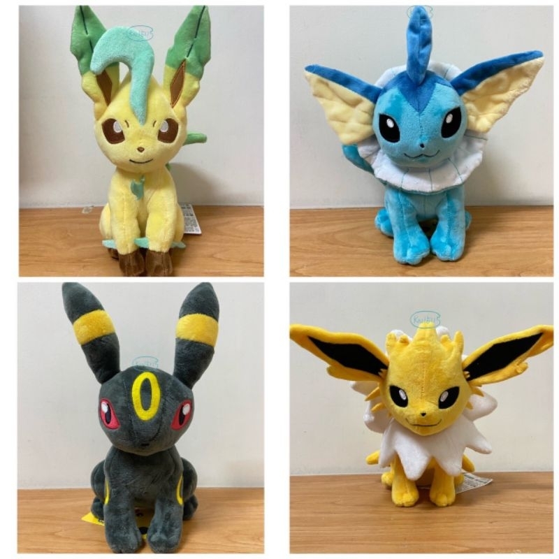 pokemon 寶可夢 正版 葉伊布 水伊布 月亮伊布 雷伊布 20公分 娃娃 坐姿 絨毛 玩偶 神奇寶貝 伊布 進化 | 蝦皮購物