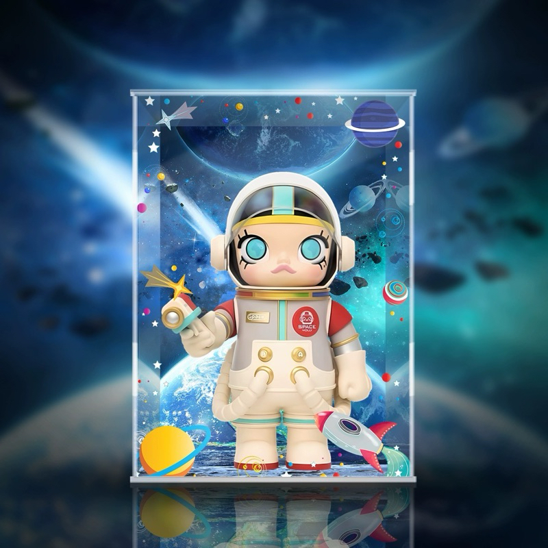 《Yao 挖寶趣》POP MART MEGA SPACE MOLLY 地球女兒400% 設計師公仔 專用展示盒 | 蝦皮購物